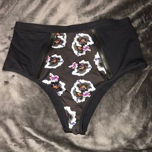 TAVIK HIGH WAIST BIKINI BOTTOMS LARGE